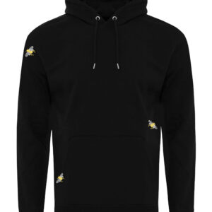 Bee Embroidered Hoodie Black Men