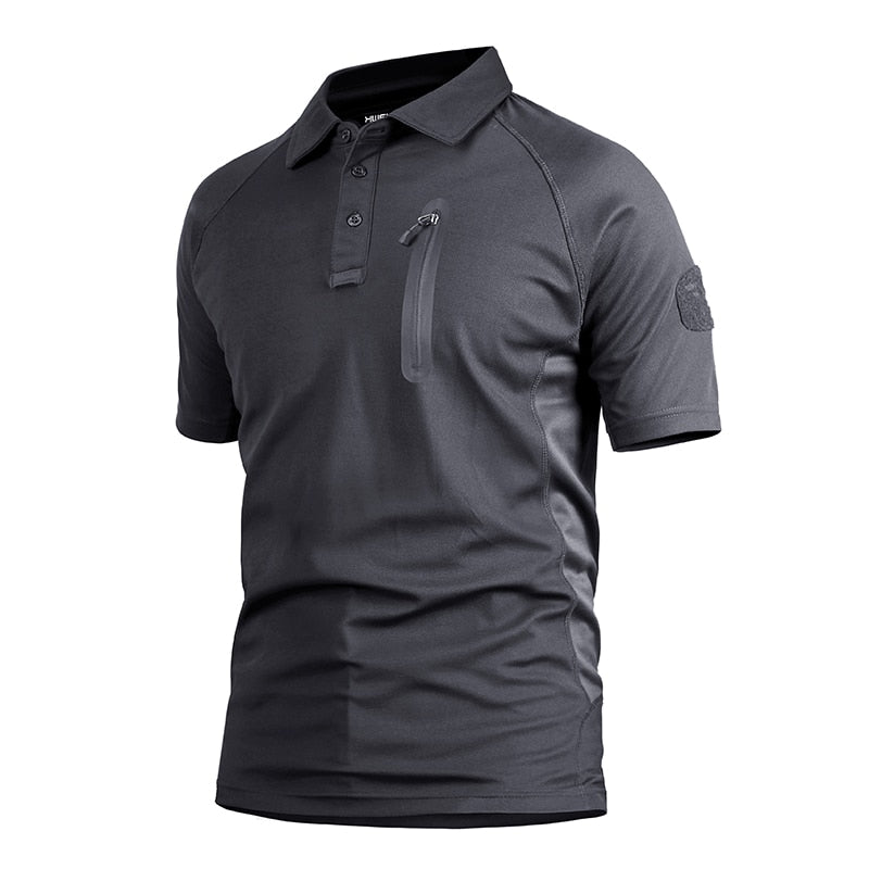 T-shirts Men Summer Short Sleeve Quick Dry Tactical Tshirts Breathable Military Army Tshirt Male Clothing - Image 3